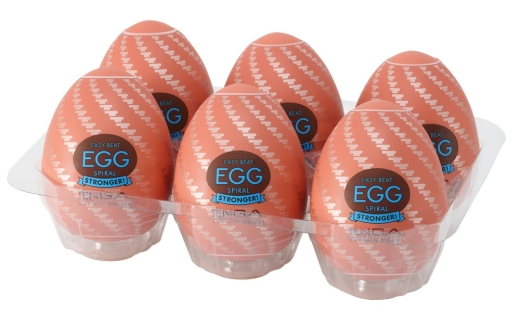 Tenga Egg Spiral Hard B. 6er