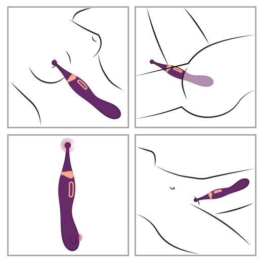 Javida 2 in 1 Vibrator