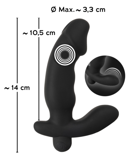 ANOS Cock shaped butt plug wit