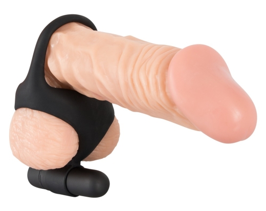 Black Velvets Cock + Ball Ring