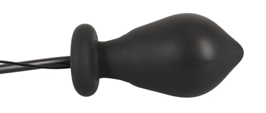 Inflatable vibrating butt plug