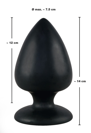 Black Velvets Extra Butt Plug