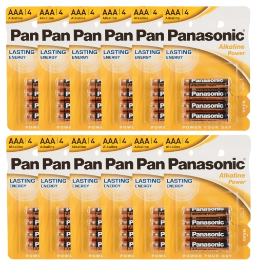 Batterie Panasonic AAA 12x4er