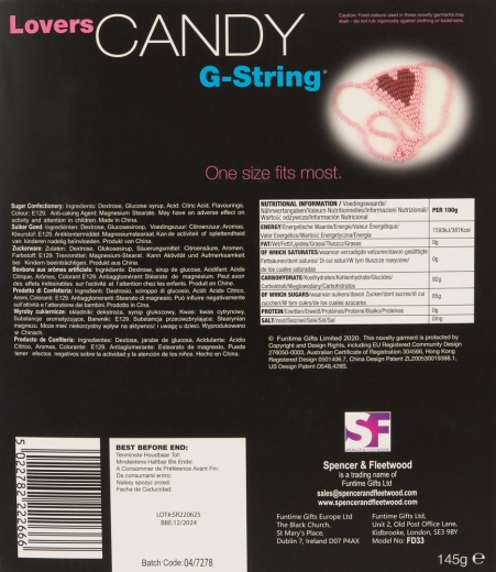 Candy Lovers G-String (Herz)