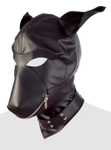 Lederimitat Dog Mask