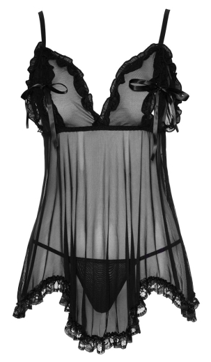 Babydoll Rüsche 2XL