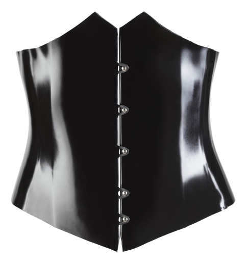 Latex Mieder schwarz S