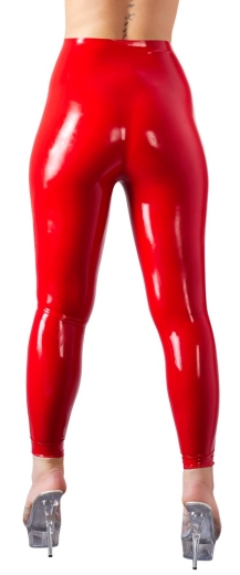 Latex Leggings rot S