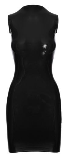 Latex Minikleid schwarz S