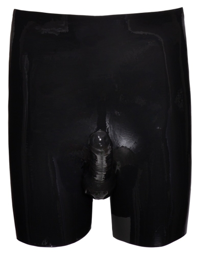 Latex Herren Slip schwarz S