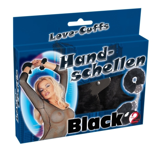 Handsch. Love Cuffs schwarz