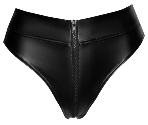 Noir Slip mit Zip S