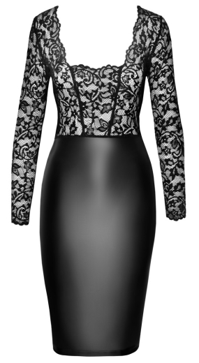 Noir Kleid Spitze S