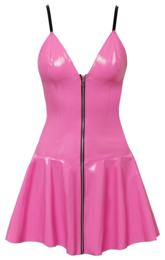 Lack Kleid pink S